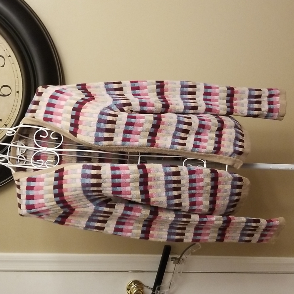 Talbots open design cardigan sweater. Size medium.